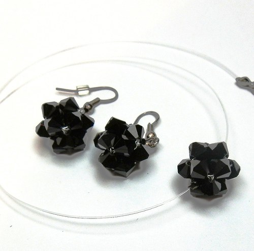 Černé kuličky Swarovski (166) — foto 2