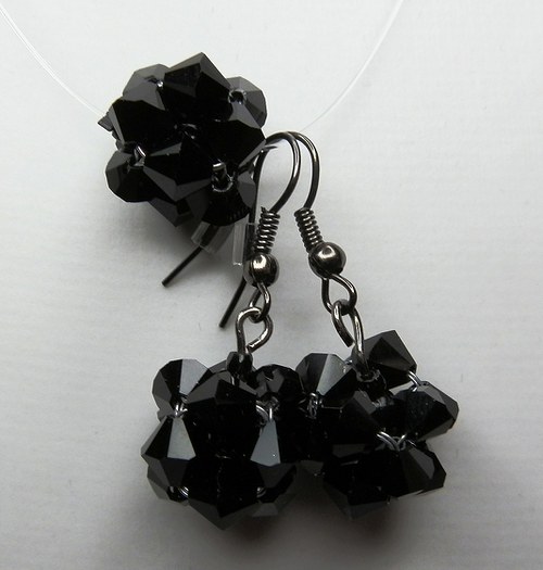 Černé kuličky Swarovski (166) — foto 3
