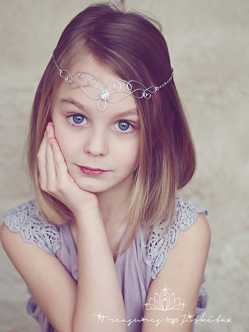 Vintage tiara na řetízku — foto 4