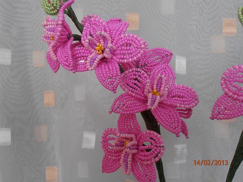 Orchidej z korálků — foto 2