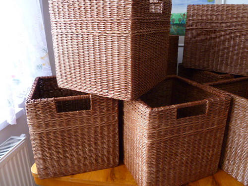 Úložné koše hnědé 36x38/36 cm — foto 4