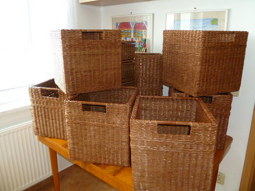 Úložné koše hnědé 36x38/36 cm — foto 5