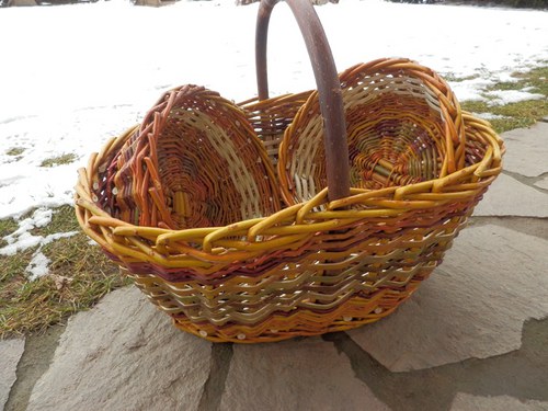Proutěný košík na houby ,,houbáček´´ — foto 2