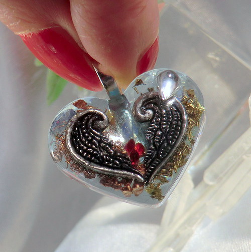 Orgonitové srdíčko - Andělská křídla 3 — foto 6