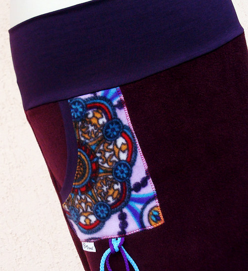 Sukně fleece - bordó — foto 5