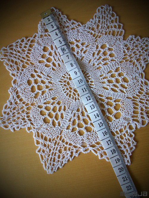 Vločka Pletená Dečka ∅ 20cm č.3 — foto 3