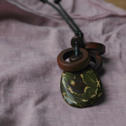 Jednoduše Tagua II - náhrdelník — foto 2