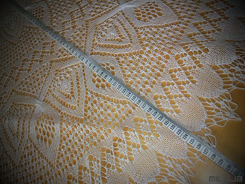 Pletený ubrus ∅ 128cm č.11 — foto 3