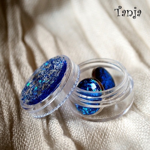 Modrá třpytivá krabička - mini — foto 2