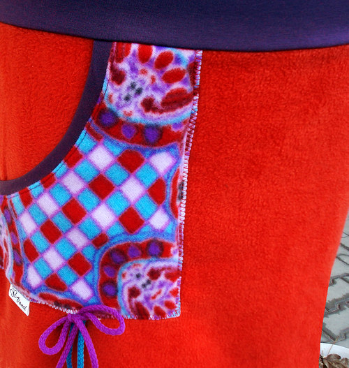 Sukně fleece - skořice — foto 3