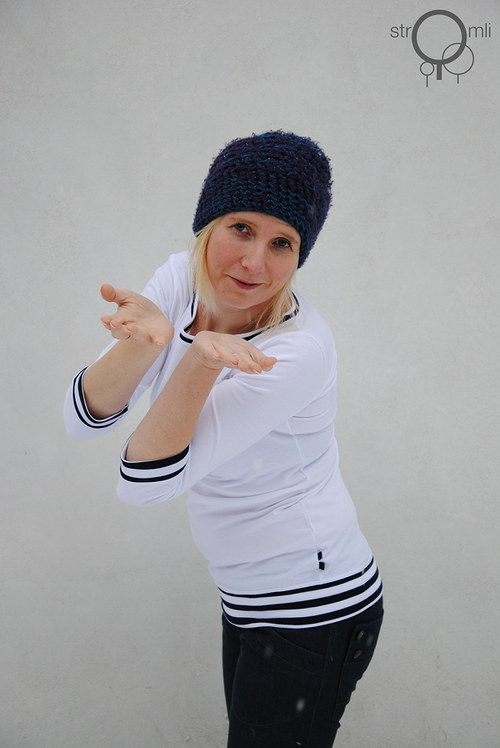 Bílé s námořnickou, vel. L — foto 3