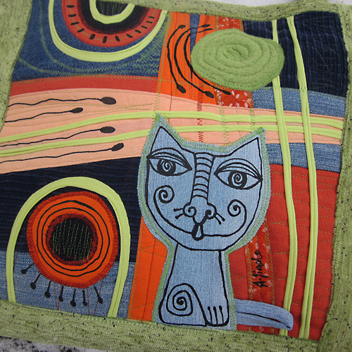 Inspirace Hundertwasserem II. - S kočičkou — foto 2