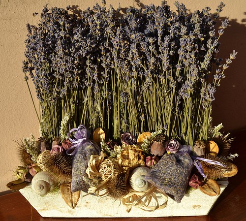 Velké leavndulové aranžmá — foto 2
