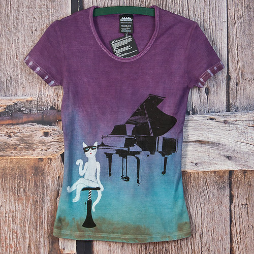 Tričko-"pianistka" - vel.L — foto 4