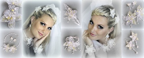 Svatební květy náramek — foto 4