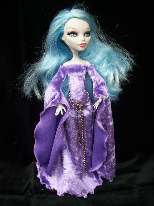 Fialové sametové pro Monster High — foto 2