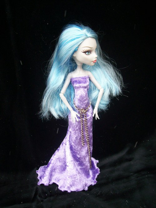 Fialové sametové pro Monster High — foto 3