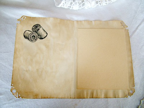 Vintage přání "Švadlenka" — foto 2