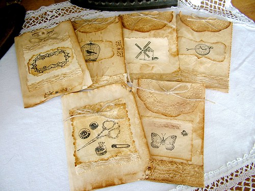 Vintage přání "Švadlenka" — foto 5