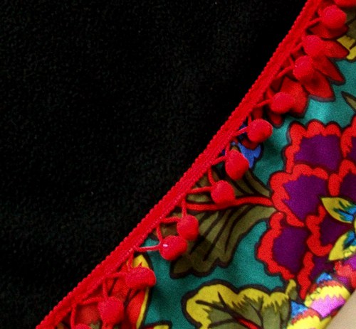 SUKNĚ "Černá fleece rustikální" — foto 6