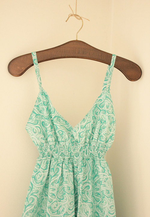 Maxišaty Organic Turquoise — foto 3