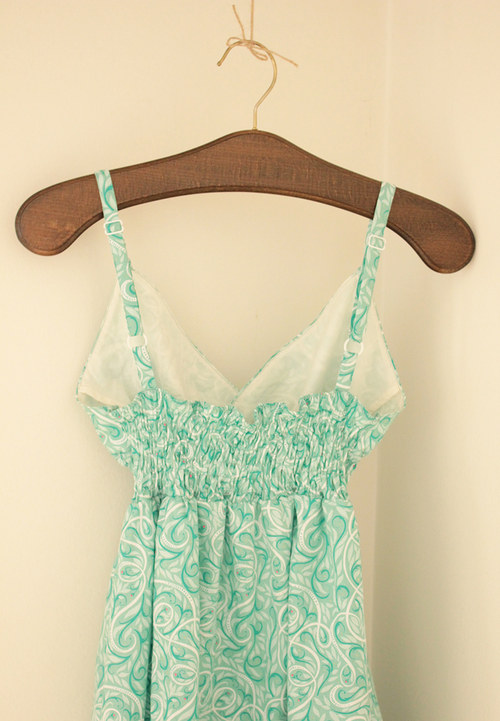 Maxišaty Organic Turquoise — foto 4