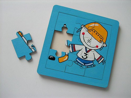 Dřevěné puzzle — foto 4