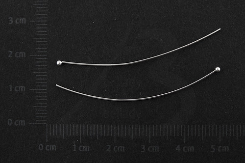 NIT2450, NIT Guľka 5cm STRIEBORNÝ /50ks — foto 3