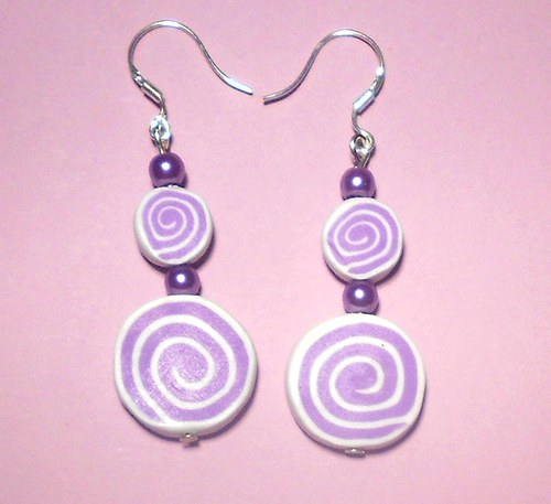 Fimo sada fialovobílá spirálky — foto 2