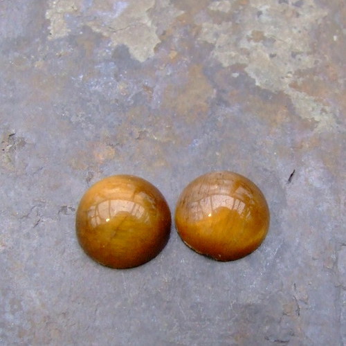 Tygří oko , pár kabošonů č.772 — foto 3