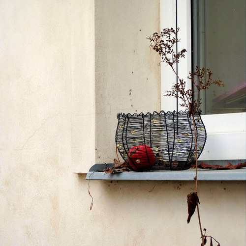 Košík z drátu. — foto 4