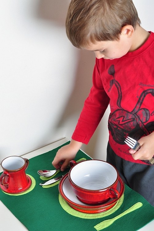 Montessori prostírání — foto 2