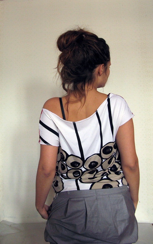 Oboustranné očíčkové triko — foto 3