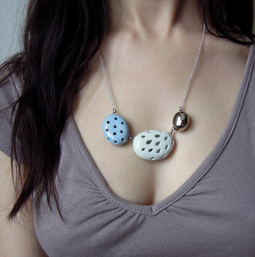 Idunn (porcelánový náhrdelník) — foto 4
