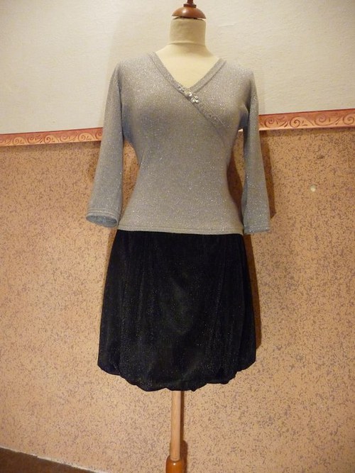 Balónovka Elis lurexová — foto 3