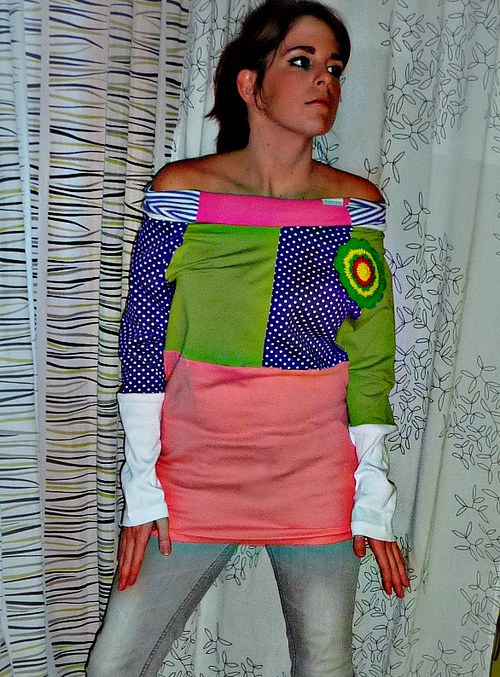 Tričko patchwork — foto 2