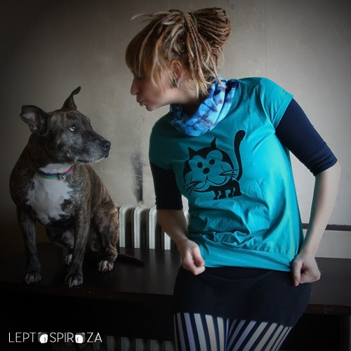 Kitty LEPTO:SHIRT tyrkys — foto 2