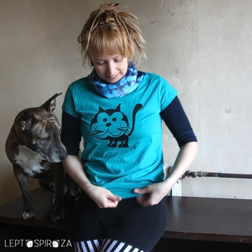 Kitty LEPTO:SHIRT tyrkys — foto 3
