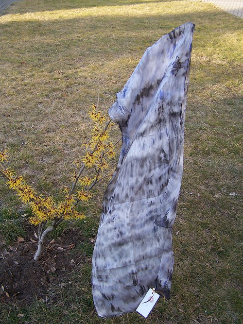 Šedočerný šál — foto 2