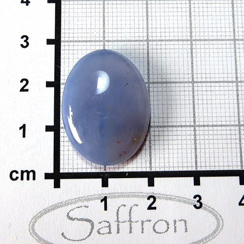 Extra Modrý chalcedon, kabošon č.A2 — foto 2