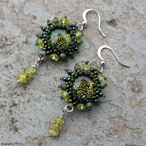 Náušnice "Peridot" — foto 2