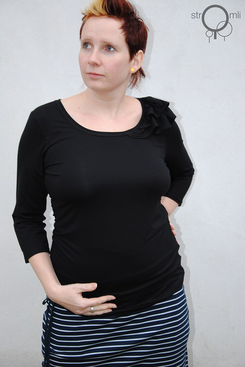 Modrá sukénka - šňůrkovaná pro Kathyk — foto 4