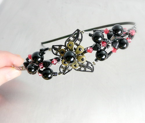 Čelenka :" night butterfly " — foto 2