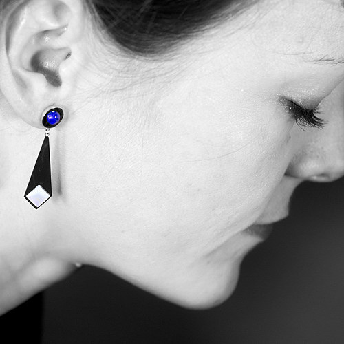 Náušnice MISS GOLIGHTLY (ag 925) — foto 3