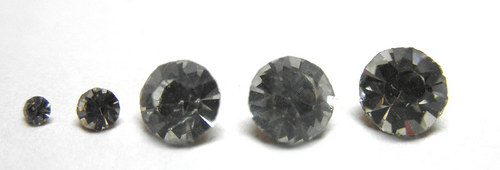 Šaton crystal, vel. SS7,5 (2,2mm) 100ks — foto 2