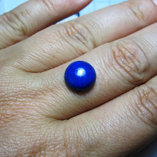 Lapis lazuli, kabošonek 1cm — foto 3