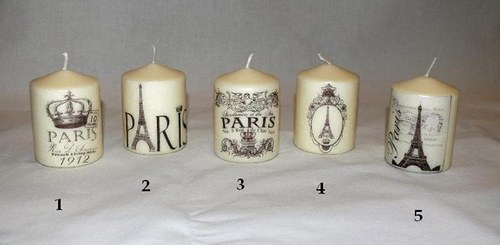 Svíčky - Paris ve vintage stylu — foto 5
