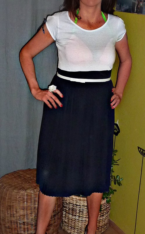 Šaty s páskem Sailor — foto 2