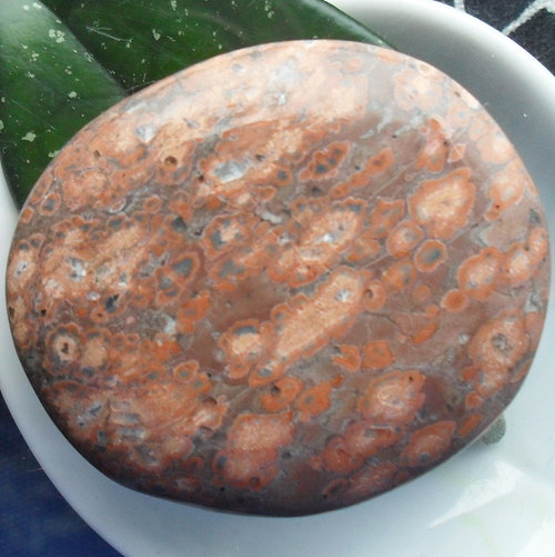 Jaspis leopard 43x38x10mm — foto 2