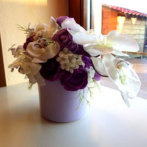 Elegantní dekorace s orchidejemi — foto 2